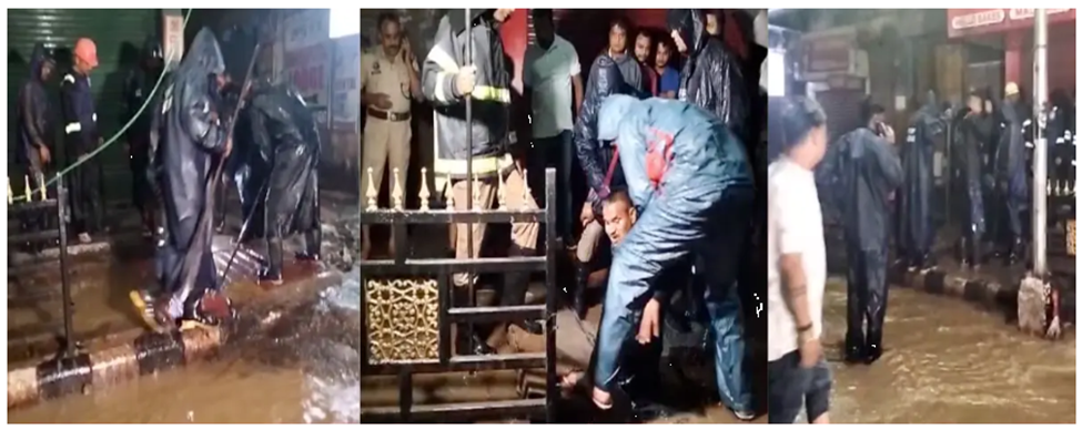 গুয়াহাটি ম্যানহোল মৃত্যু: বন্যার জলে ডুবে থাকা খোলা ম্যানহোলে পড়ে নারীর প্রাণহানি — GMC-র বিরুদ্ধে ক্ষোভ